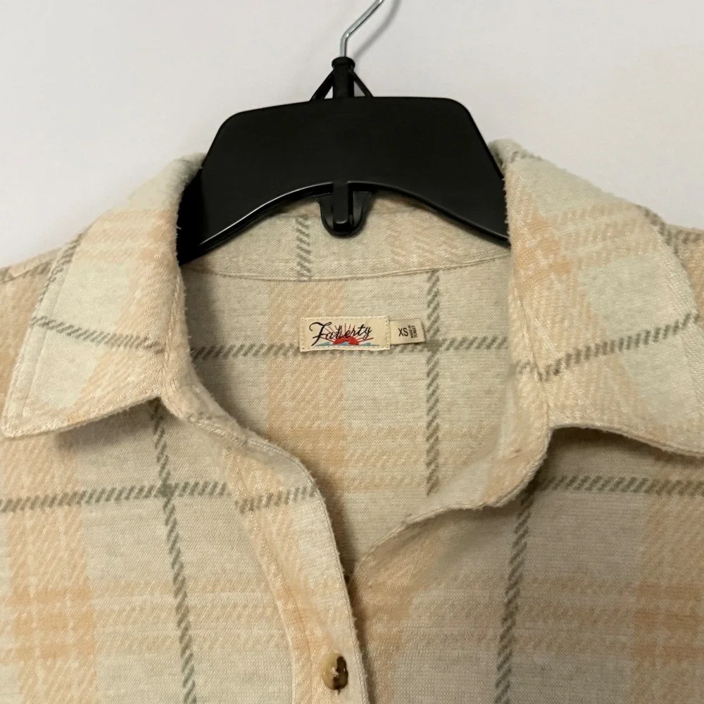 Faherty Legend Sweater‎ Button Down Shirt Top in Narragansett Plaid - XSmall